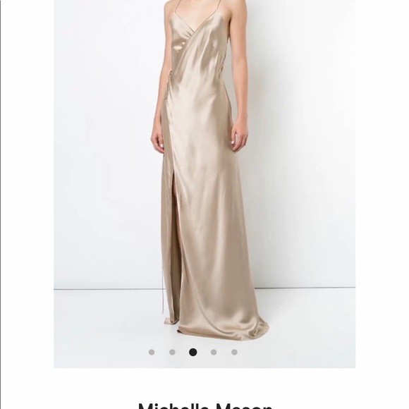 100% Silk Wrap Dress - Picture 6 of 16